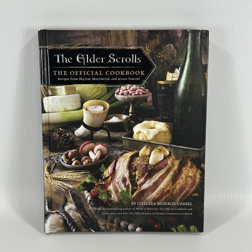 The Elder Scrolls Official Cookbook Monroe-Cassel Skyrim Recipes Gaming HC Book